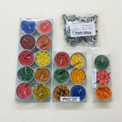 PVC's And Wick For Floating Candles
