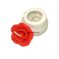 T Cups Rose Silicone Candle Mould