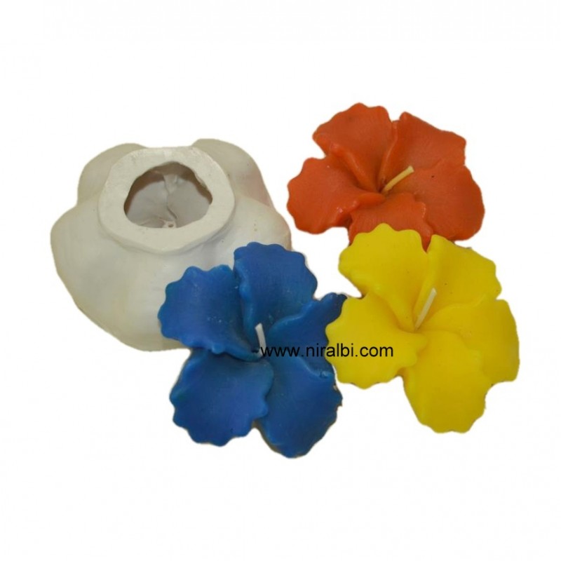 Niral Industries Flower Floating Silicone Candle Mould Niral Industries Flower Floating Silicone Candle Mould