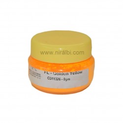 Fluoro Golden Yellow Candle Colour - 8 gm - CD11326 Niral Industries