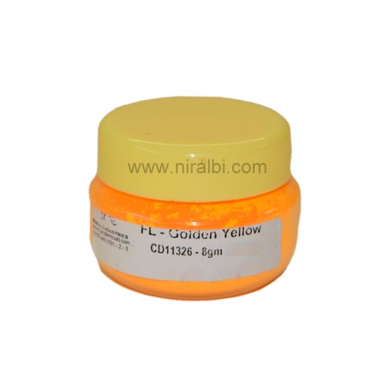 Fluoro Golden Yellow Candle Colour - 8 gm - CD11326 Niral Industries Fluoro Golden Yellow Candle Colour - 8 gm - CD11326 Niral Industries