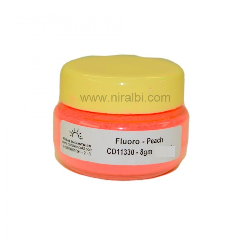 Fluoroscent Candle Colour Peach Fluoroscent Candle Colour Peach