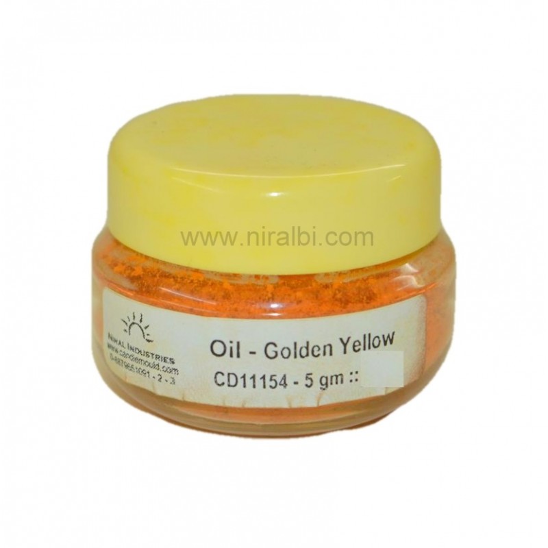 Golden Yellow Oil Soluble Colour - 5 gm Golden Yellow Oil Soluble Colour - 5 gm