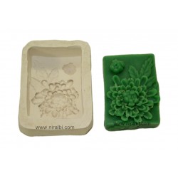 Designer Flower Rubber Soap Mould