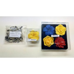 Niral Industries Flower Floating Silicone Candle Mould, Dia - 7 cm