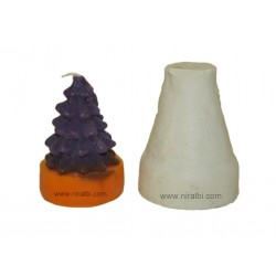 Celebration,Christmas Tree & Crafts Silicone Rubber Candle Mould