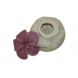 Periwinkle Flower Candle Silicone Mould