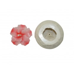 Mini Hibiscus Flower SIlicone Rubber Candle Mold