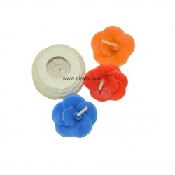 Small Floating Flower Candle Mould, 6 gm Candle Wt, Niral Industries