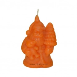 Silicone Santa Claus Rubber Candle Mould