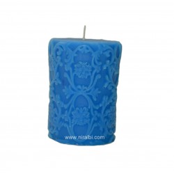 Carving Design Pillar Silicone Rubber Candle Mould