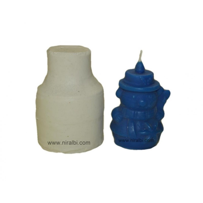 Silicon Rubber Snowman Candle Mould