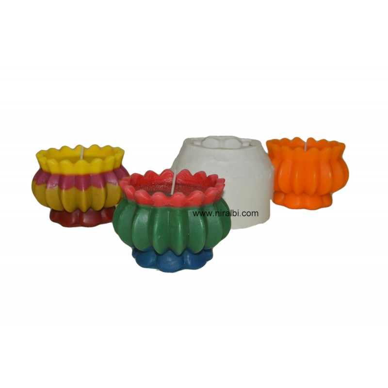 Niral Designer Shape Silicone Candle Making Mould Niral Designer Shape Silicone Candle Making Mould