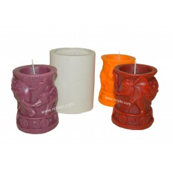 Niral Prosperity Elephant And Dollar Candle Silicone Mold