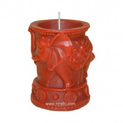 Niral Prosperity Elephant And Dollar Silicone Candle Mold, SL667