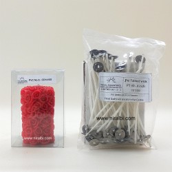 PVC And Wick Suggested For Pillar, Floating, And Hurricane Candles