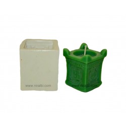 Tulsi Kyaro Diwali Festival Silicone Rubber Candle Mould