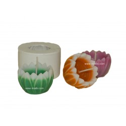 Small Hurricane Lotus Silicone Candle Making Mold