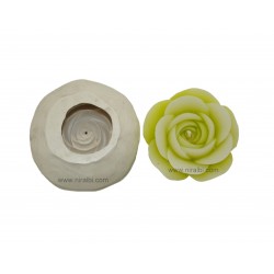 Floating Rose Flower Silicone Rubber Candle Mould