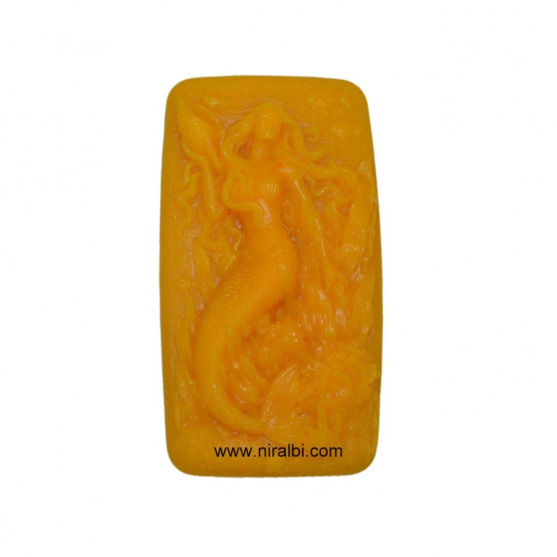 Designer Mermaid Silicone Soap Mould, 120 gm Designer Mermaid Silicone Soap Mould, 120 gm