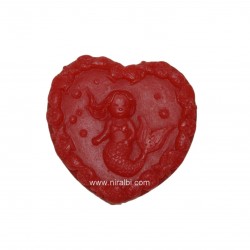 Heart Mermaid Design Silicone Rubber Soap Mould, Nira Industries