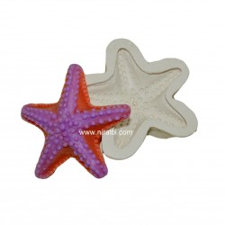 Rubber big star design silicone Soap Mould