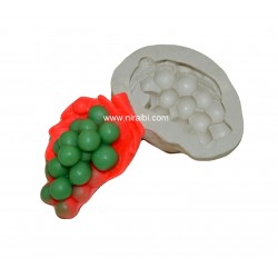 Grapes With Leaf Designs silicone soap mould