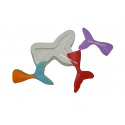 silicone big fish tail soap mold