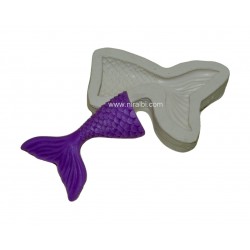 Big Fish Tail Design Rubber Soap Mould - 20 gm