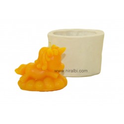 Running Unicorn Silicone Candle Mould