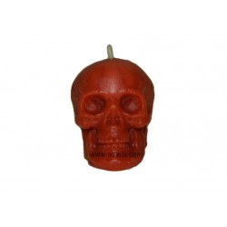 skull rubber candle mould