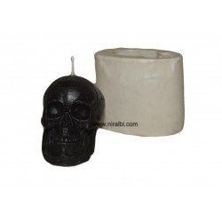 Big Skull Shape Silicone Candle Mould - 95 gm