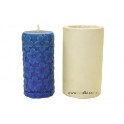 Large Flower Design Candle Mould, Niral Industries, 350 gm