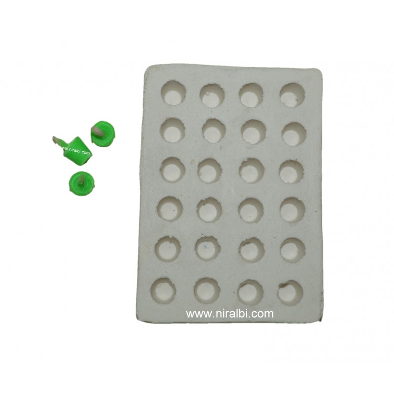 Small Size 24 cavity Pooja Jyoti Mould - 1 gm Small Size 24 cavity Pooja Jyoti Mould - 1 gm