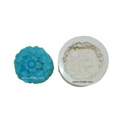 Daisy Small Flower Design Soap Mould, Niral Industries, wt - 60 gm