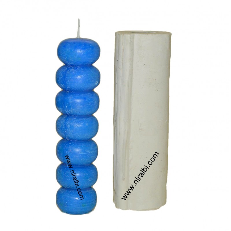 7 Knob Chakra Healing Silicone Candle Mould - 198 gm 7 Knob Chakra Healing Silicone Candle Mould - 198 gm