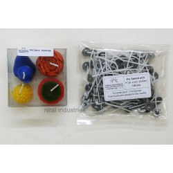 Niral Rose Bud Candle Rubber Molds Dia-3.8cm