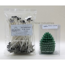 Big Pine Silicone Candle Mould - SL582 Niral Industries Dia 5.5Cm