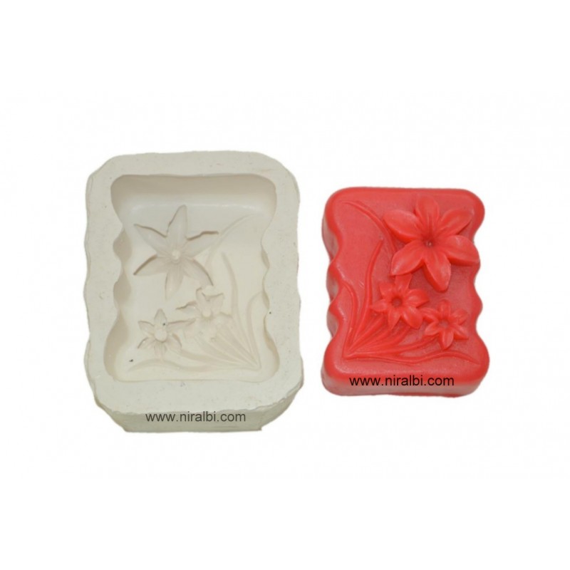 Cute Flowers Design Soap Mould Cute Flowers Design Soap Mould