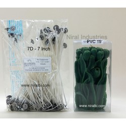 Rose Bud Bouquet Pillar Silicone Candle Mould - SL585 Niral Industries Dia-8 Cm