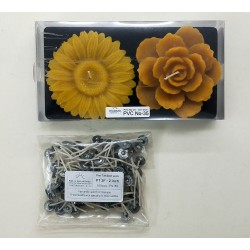 Curve Petals Silicone Candle Mould - SL587 Niral Industries-Dia-10Cm
