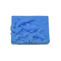Silicone Dolphine Rectangle Soap Mould