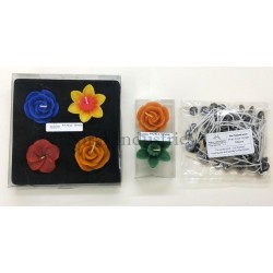 Silicone Floating Flower Candle Mould - Dia - 5 cm