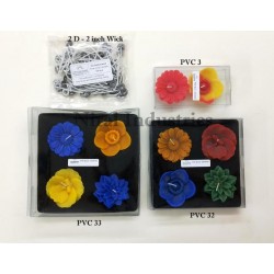 Sunflower Floating Candle Mould - 15 gm
