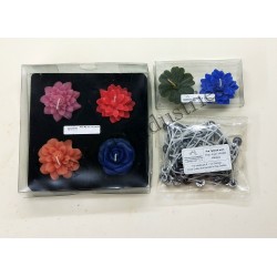 Rubber Flower Floating Candle Mould - 20 gm
