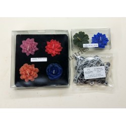 Silicone Flower Candle Mould - 32 gm