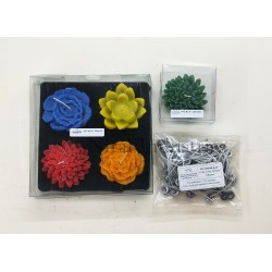 Floating Designer Flower Candle Mould - 40 gm