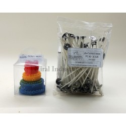 Birthday Cake Pillar Candle Mould - Dia - 5.3 cm