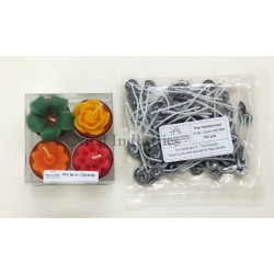 Flower Pillar Candle Mould - 14 gm