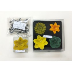 Silicone Flower Candle Mould - 32 gm